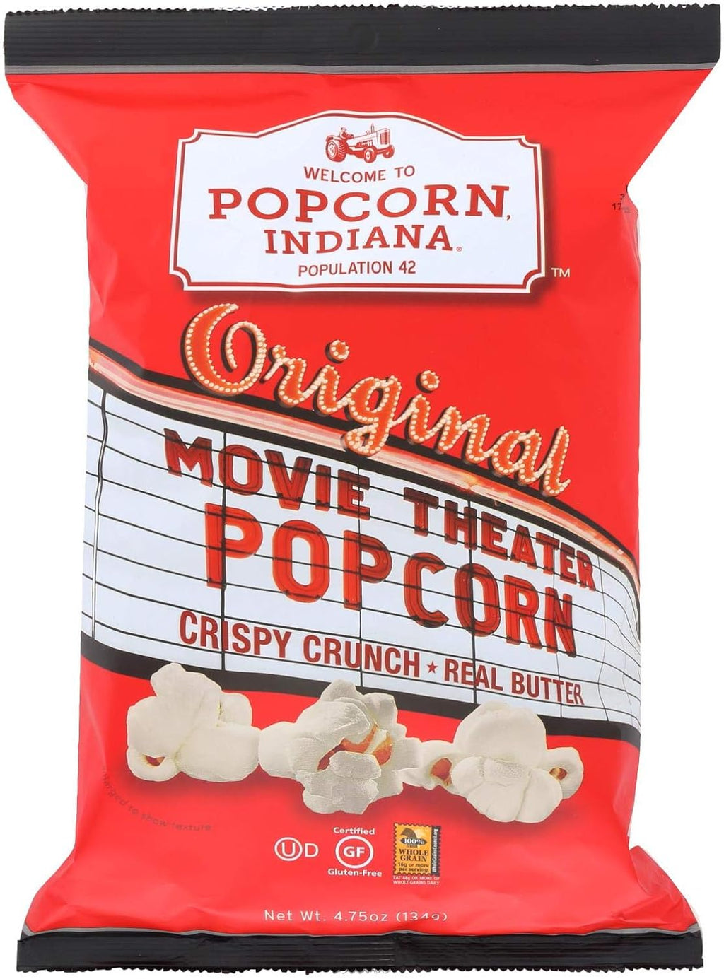 Popcorn Indiana Popcorn - Movie Theater - Case of 12 - 4.75 oz.